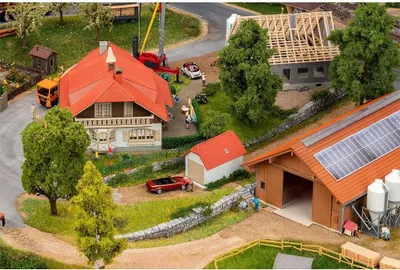 Produktbild von Faller 130583 - 1/87 / H0 Bauernhaus mit Stallung und Garage - Neu