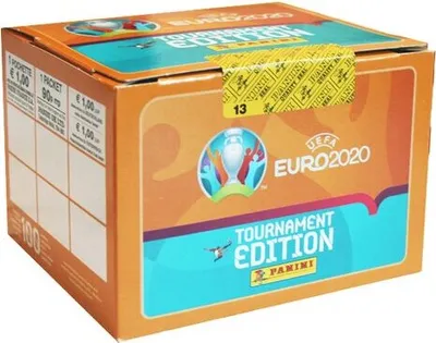 Zdjęcie produktu dla Panini Euro 2020 Tournament 2021 – naklejki kolekcjonerskie – 1 display (100 torebek)