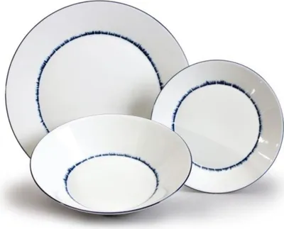 Obrázek produktu pro Thun 1794 Tom, sada talířů, český porcelán, rozpitá modř, Thun, 18 ks
