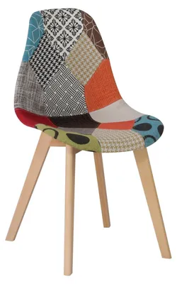 Produktbild von Esszimmerstühle 4er-Set - Esszimmerstuhl - Skandinavisches Design - Stoffbezug - Holzbeine - Ohne Armlehnen - 86×46×47 cm - Beige