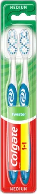 Obrázok produktu pre Colgate, Twister, stredná zubná kefka, 2 ks.