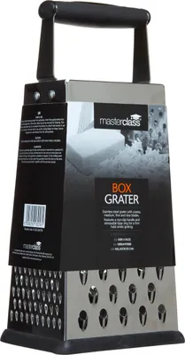 Produktbild von Masterclass 24 Cm Reibe Schwarz  Schwarz One Size