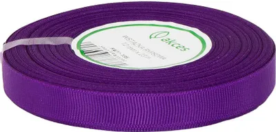 Produktbild von Farbband / Ripsband 12mm dunkelviolett 23m