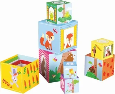 Produktbild von Nenurodyta_Z Wooden Game Forest Stacking Cube