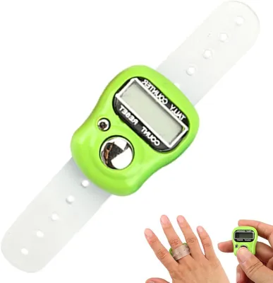 Productafbeelding van Handmatige Teller - Clicker Tellen - Activiteiten Tellen - Ergonomisch Ontwerp - 10.5 cm - Willekeurig