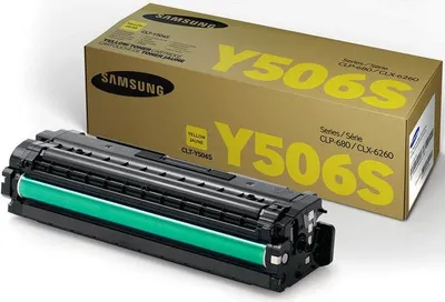 Produktbild von Samsung CLT-Y506S Gelb Original Tonerkartusche, 1500 Seiten, Gelb, 1 Stück(e)