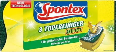 Produktbild von Spontex Topfreiniger Anti-Fett 3er Pack