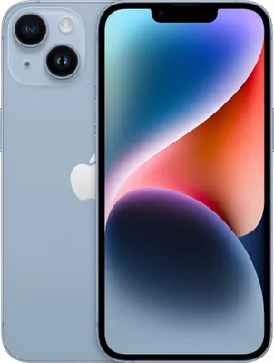 Produktbild von Apple iPhone 14, 15,5 cm (6.1"), 2532 x 1170 Pixel, 128 GB, 12 MP, iOS 16, Blau