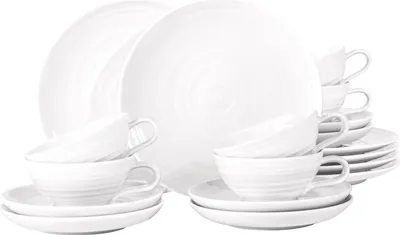 Produktbild von Seltmann Weiden Terra Weiß Teeservice 18-teilig