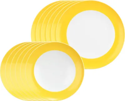 Produktbild von Seltmann Weiden Liberty Pure Colors Tafelservice 12-teilig - Yellow Glow
