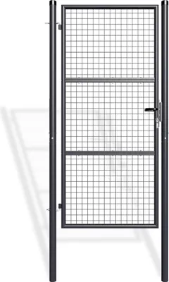 Produktbild von Zauntor Metall 1m OLGA H.200cm grau