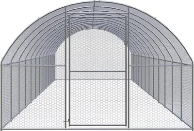 Obrázok produktu pre vidaXL Vonkajší kurník 3x12x2 m Pozinkovaná oceľ