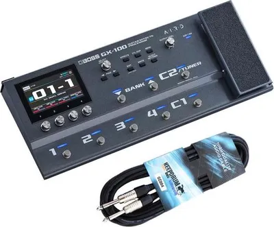 Immagine prodotto di Unità multieffetto Boss GX-100 con cavo jack