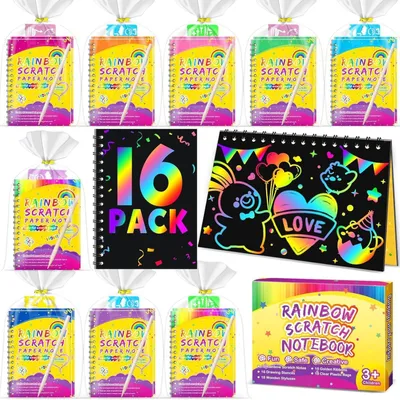 Immagine prodotto di 16 immagini da colorare per feste di compleanno per bambini. Set da 16