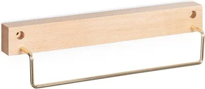 Immagine prodotto di Portasciugamani in legno da parete per bagno e cucina