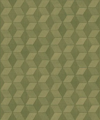 Obrázok produktu pre Khroma by Masureel Tapeta 3D motív zelená - 630706 - 53 cm x 10,05 m