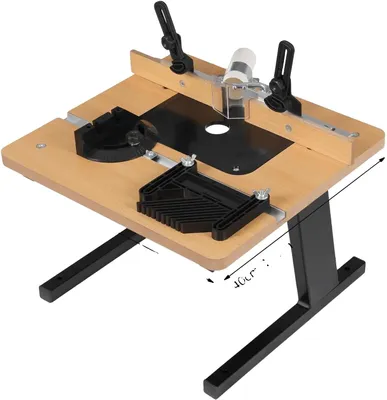 Obrázek produktu pro Stůl pro frézku, nosnost 200 kg, nastavitelné funkce, černý