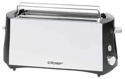 Immagine prodotto di CLOER Tostapane 3710 4 fette 1285Watt cromo/nero