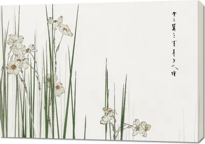 Immagine prodotto di Quadro 100x70 cm Jonquil, Bijutsu Sekai Vintage giapponese