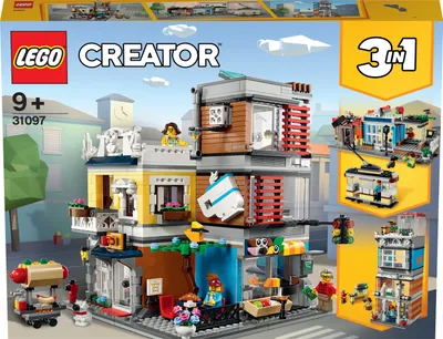 Immagine prodotto di LEGO® Creator 31097 Stadthaus mit Zoohandlung & Café Bausatz