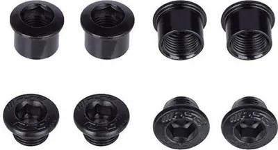 Image de Vis de chaîne de pédalier FSA pour vélo électrique, en acier inoxydable, 3 mm, couleur noire - pour une fixation sûre du plateau...
