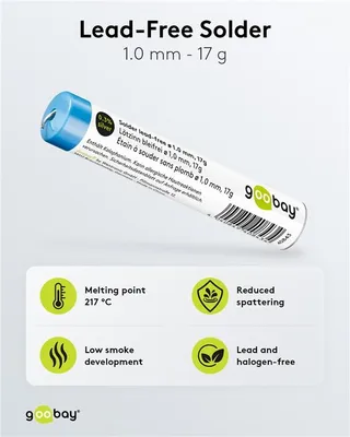 Produktbild von Lötzinn bleifrei, ø 1,0 mm, 17 g