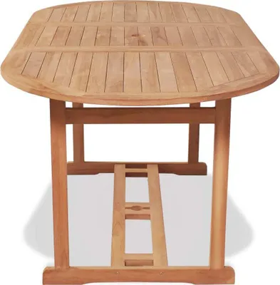 Produktbild von vidaXL Gartentish 180x90x75 cm Teak Massivholz