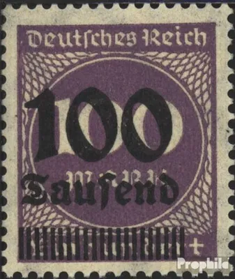 Produktbild von Briefmarken Deutsches Reich 1923 Mi 289b gestempelt Hochinflation
