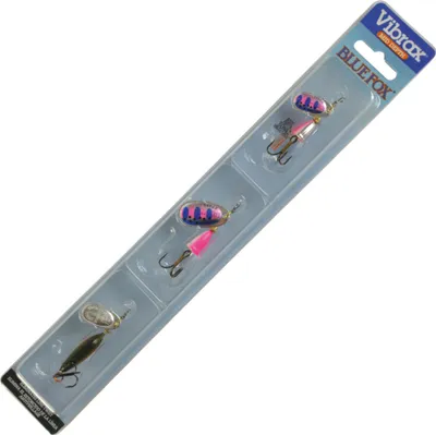 Produktbild von Blue Fox Vibrax-Kit Regenbogenforelle - 3 Spinner