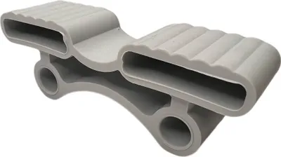 Produktbild von 10x Kappen Bett Lattenrost Endkappen Halter Bettkappen Gummi Reparatur DIY Neu(120_40x25x8,5 mm (Duo))
