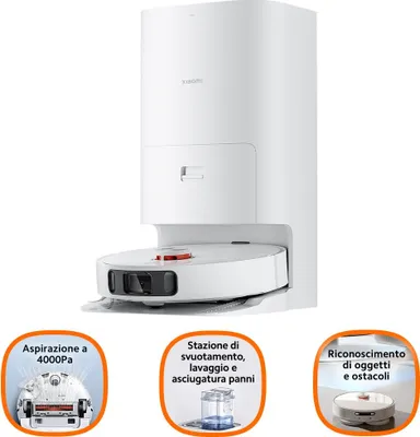 Immagine prodotto di Xiaomi X10 Plus Robot aspirapolvere combinato bianco