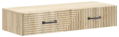 Produktbild von vidaXL Wandmontierter Beistelltisch Sonoma-Eiche 87,5 x 34,5 x 17 cm