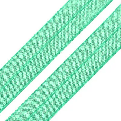 Produktbild von 1m Einfassband 20mm hochelastisch 44% Elasthan gefalzt Meterware Faltgummi