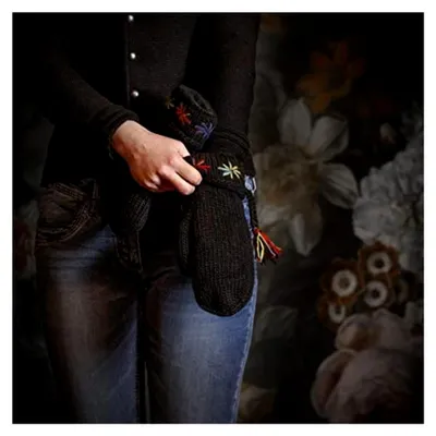 Produktbild von Gestrickte Fäustlinge im Norweger Look
