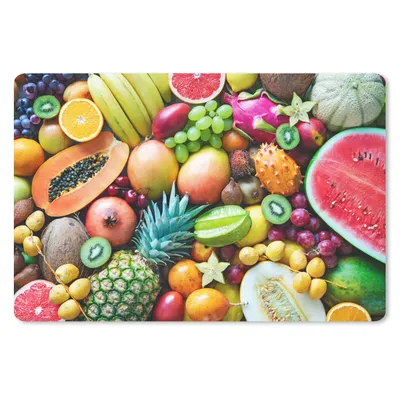 Produktbild von MuchoWow® Mauspad Mousepad Obst - Ananas - Tropisch 27x18 cm - Mousepads - Maus Mat - Pad - Mausunterlage - Büroartikel - Desk Matten