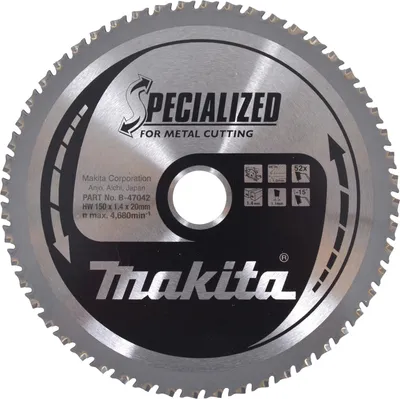 Produktbild von Makita Sägebaltt für Bleche 150x20x52Z
