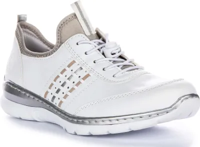 Image de Rieker L3259-80 - Rieker Slipper Blanc Rieker couleur : blanc, taille : 37,