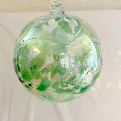 Produktbild von Bunte Glas-Hängedekoration von 12 cm