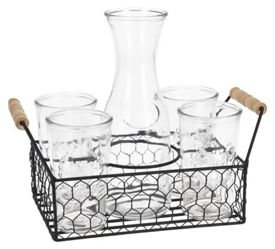Productafbeelding van Set van 4 Glazen 450 ml + Karaf 1 L van Glas