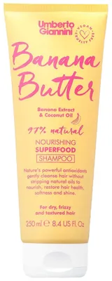 Productafbeelding van Umberto Giannini - Banana Butter Nourishing Superfood Shampoo - 250 ml