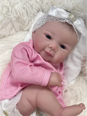 Zdjęcie produktu dla 48CM noworodek Juliette skóra 3D ręcznie malowana, skóra widoczne żyły, odrodzona lalka, ręcznie malowana z Genesis, wysoka jakość