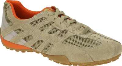 Image de Geox U Snake Original A - Baskets en cuir pour homme U55MNA C5004 Sand, Taille:44 EU