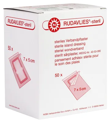 Productafbeelding van Nobamed RUDAVLIES steriel wondverband, 7 cm x 5 cm