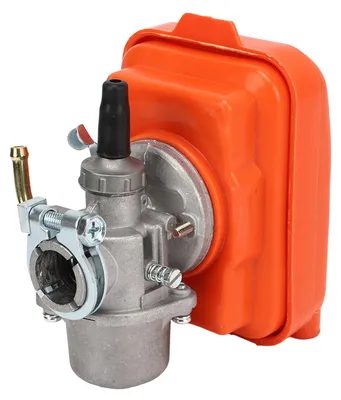 Image de Carburateur en alliage métallique de 19 mm pour vélo à moteur, destiné aux moteurs 2 temps de 48 cm³, 49 cm³, 50 cm³, 60 cm³, 66 cm³ et 80 cm³