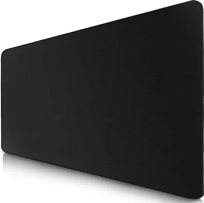 Zdjęcie produktu dla Duża podkładka pod mysz dla graczy – 900 x 400 mm – gładka – antypoślizgowa – podkładka XXL – podkładka biurowa – specjalna powierzchnia zwiększająca szybkość i precyzję – czarna