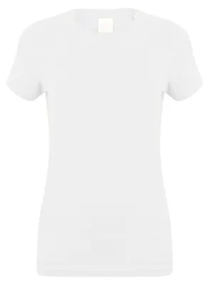 Immagine prodotto di SF Women - Maglietta da donna, elasticizzata LT4549 (XS) (bianca)