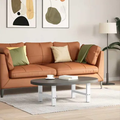 Zdjęcie produktu dla vidaXL Nogi do stolika kawowego białe 2 szt. 50x(30-31) cm stalowe