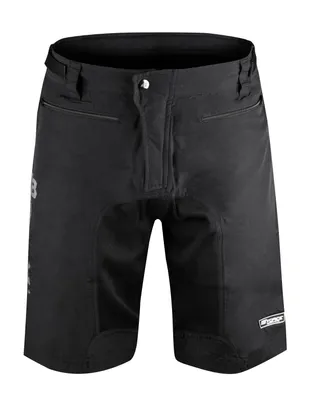 Produktbild von FORCE Shorts FORCE MTB-11 schwarz, mit Innenhose & Gel Pad : Größe - XS Größe: XS