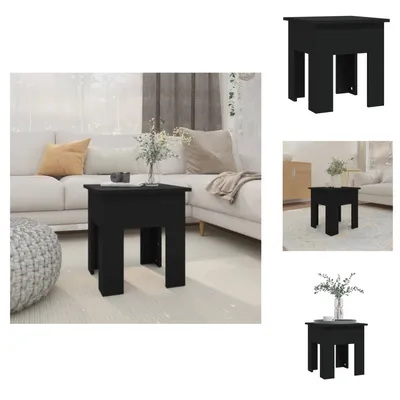 Produktbild von vidaXL Couchtisch Schwarz 40x40x42 cm Holzwerkstoff - Couchtische