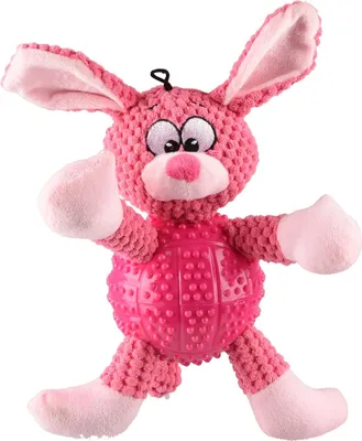 Produktbild von Flamingo Hundespielzeug Kaninchen Bess + TPR pink